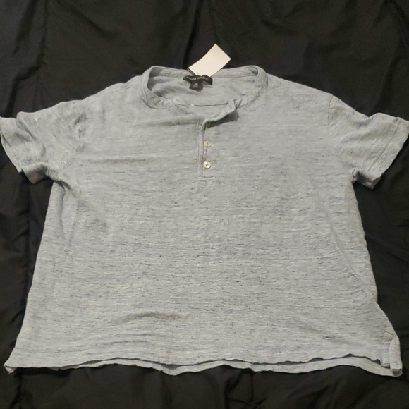 Banana Republic Other - Banana Republic Men's Heathered Blue Button Down Shirt